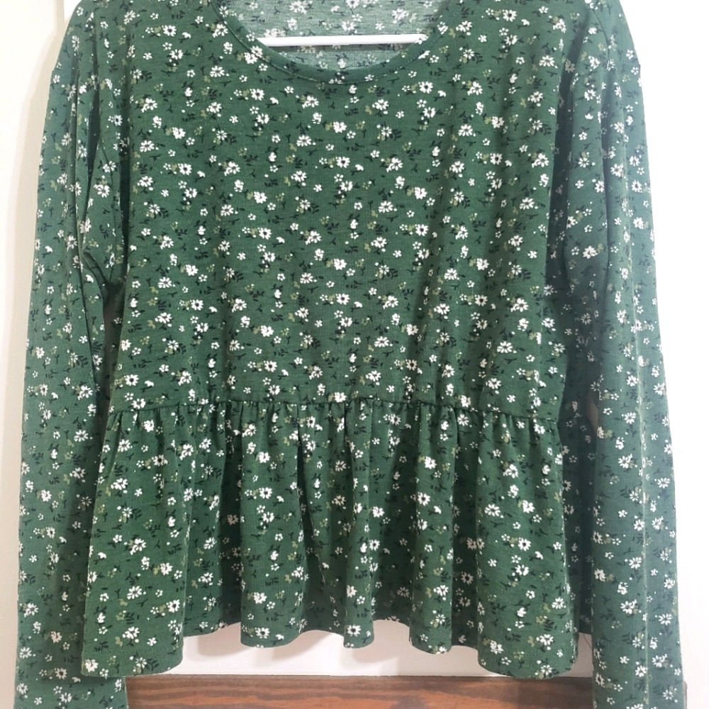 ASOS Wednesdays Girl peplum top